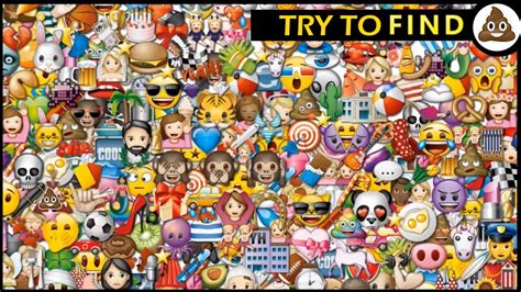 Try To Find The Hidden Emoji Find The Odd Emoji Youtube