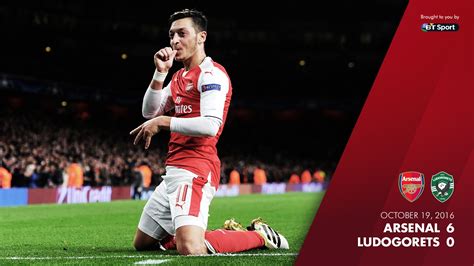 Arsenal 6 0 Ludogorets Fond Décran Arsenal Club 2016 2017 Aperçu