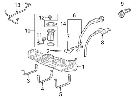 The new terraza minivan adds a third truck to the buick product line in four years, joining the rendezvous and the rainier. 2005 Buick Terraza Fuel Tank - 25798121 | GM Parts Depot ...