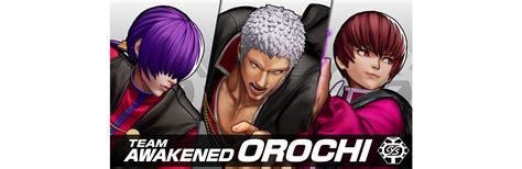 Dlc Characters From Team Awakened Orochi Join Kof Xv In August Of 2022