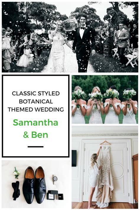 classic styled botanical themed wedding samantha and ben world of bridal