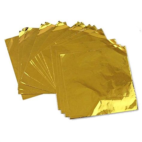 Buy Metallic Foil Paper Sheets Origami Folding Paper 100 Square Sheets