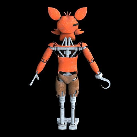 Fnaf 1 Foxy Full Wearable Body Parts With Head 3d Model Stl Etsy Finland