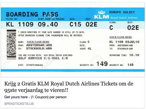 2 Gratis Tickets Van Klm Winnen Ticketdetectivenl
