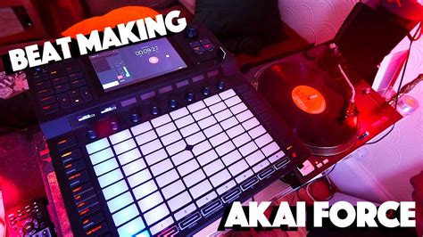 beat making from vinyl with the akai force youtube