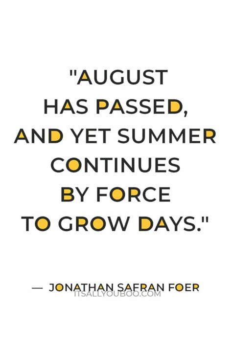 65 End Of Summer Quotes To Remember All Year
