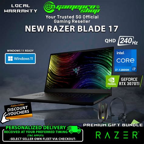 Pre Order New Razer Blade 17 Gaming Laptop I7 12800h Rtx 3070ti