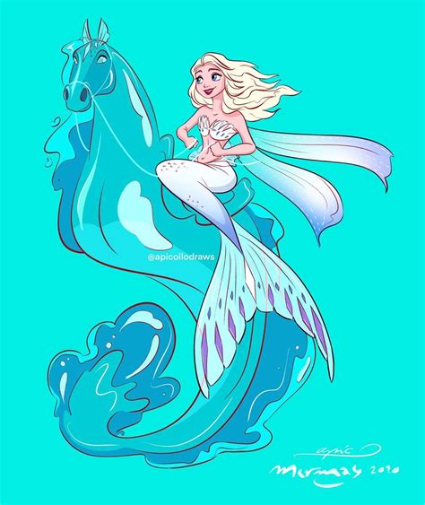 Mermaid Elsa R Frozen