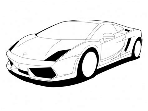 dessin à imprimer Dessin A Imprimer Voiture Lamborghini