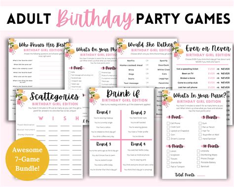 Party Favors And Games Adult Birthday Games Quarantine Adult Birthday Games Whats On Your Phone