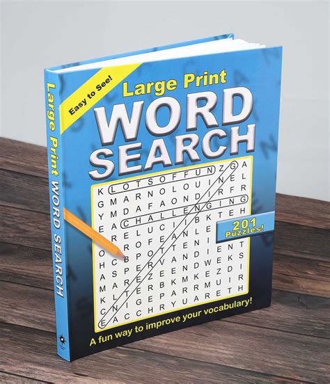 Large Print Word Search Book By Editors Of Portable