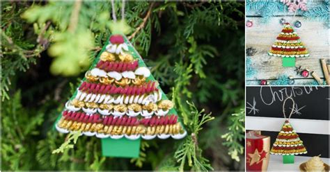 cute diy pasta christmas tree decoration diy crafts