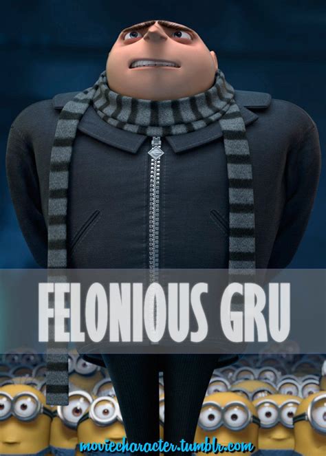 Felonious Gru Played By Steve Carell Voice Film Despicable Me