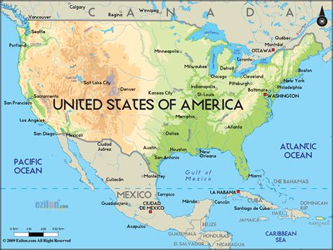 Show Me A Map Of California Topographic Map Of Usa With States