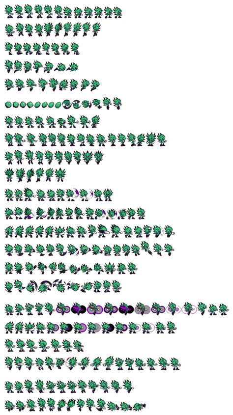 Hyper Perfect Chaos Nazo Sprite Sheet By Remisas On Deviantart