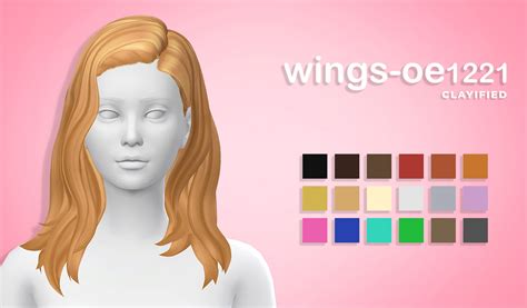 Puderosasims Wingssims Wings Oe1221 Hair Clayified Thanks To