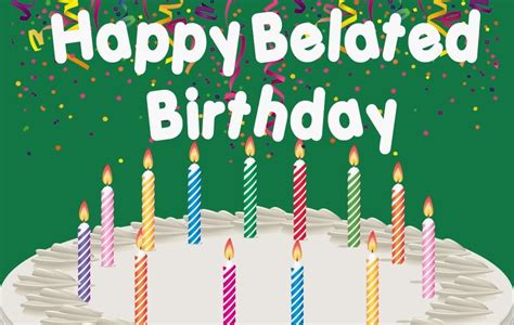 Belated Birthday Cake Wishes Terimo