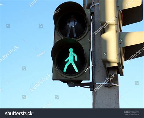 Green Man Traffic Light Stock Photo 1139808539 Shutterstock