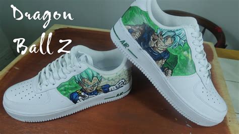 Hand painted nike air force 1 sneakers! Dragon Ball Z Air Force 1 Custom - YouTube