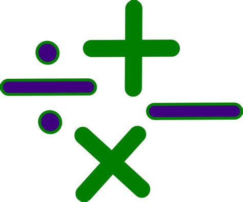 Math Signs Clip Art At Vector Clip Art Online Royalty Free