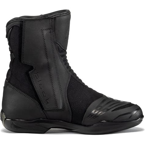 Schwarz Pursuit Wp Touring Motorradstiefel Kurz Leder Mid Wasserdicht Motorrad Ebay