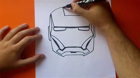 Como Dibujar A Iron Man Paso A Paso How To Draw Iron Man Youtube