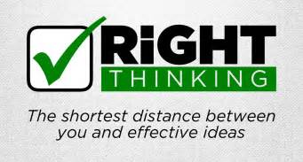 RIGHT thinking - a process for solving problems more effectively