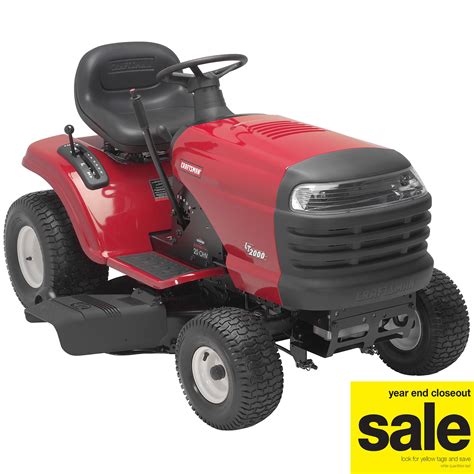Craftsman 20 Hp 42 In Deck Lt 2000 Lawn Tractor Lawn And Garden