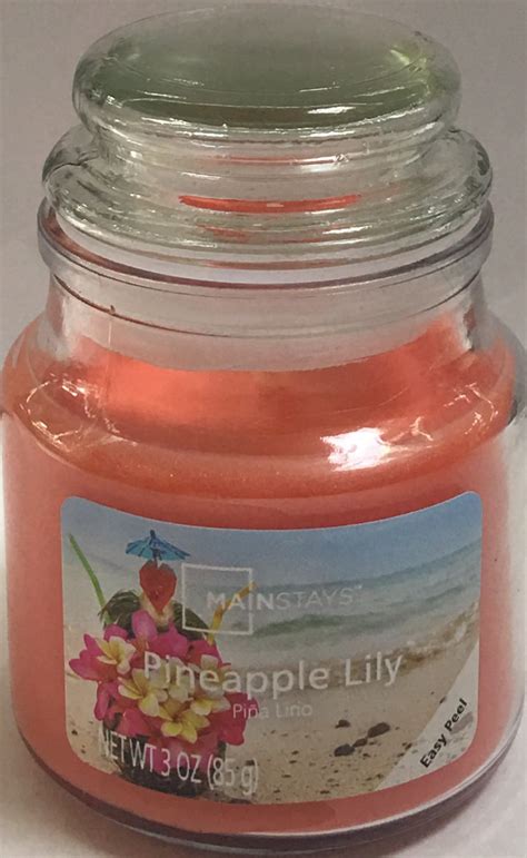 Mainstays 3 Ounce Pineapple Lily Candle