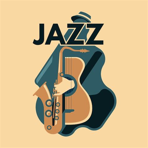 Premium Vector Abstract Jazz Art And Music Instrument