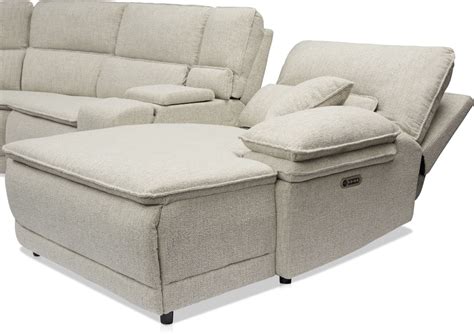Brookdale 6 Piece Dual Power Reclining Sectional With Chaise American