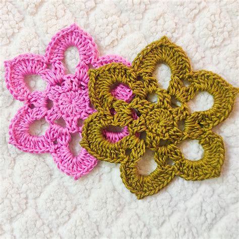 Rajis Craft Hobby Fresh Crochet Flower Motif