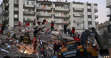 Number of earthquakes vs time: Rescue efforts under way after deadly earthquake in Turkey ...