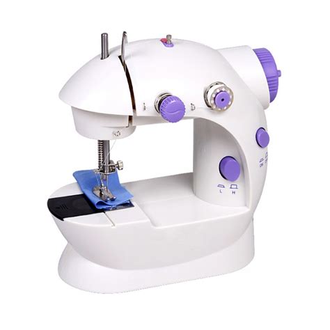 Portable Mini Desktop Sewing Machine Double Speed Automatic Thread With