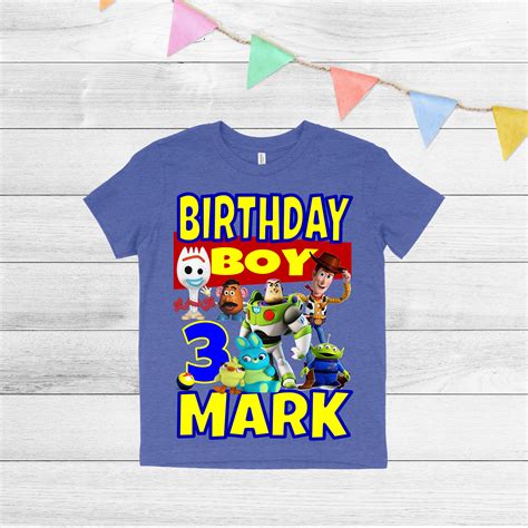 Toy Story Birthday Shirt Toy Story Boys Birthday Shirt Etsy Canada