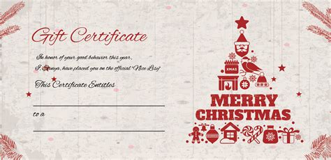 Search all 1,960 certificates for: Merry Christmas Gift Certificate Template in Adobe Photoshop