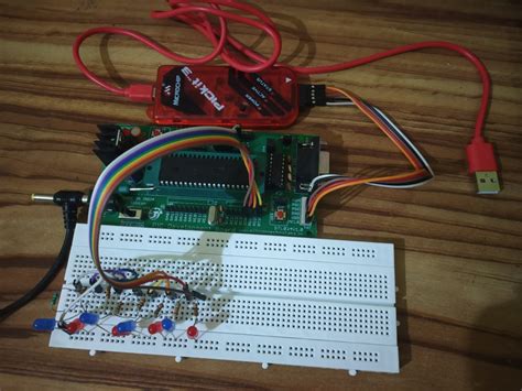 Multiple Led Blinking Using Pic16f877a Microcontroller