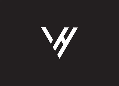 Abstract Letter Vh Monogram Logo Design 20645794 Vector Art At Vecteezy