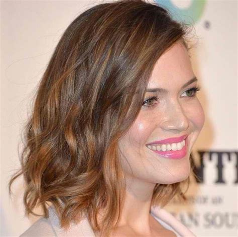 Mandy Moore Lob Bob Ombre Haircut Mandy Moore Hair Long Hair