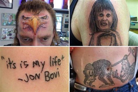 the worst tattoo fails of all time from cringeworthy quotes to shocking portraits the irish sun