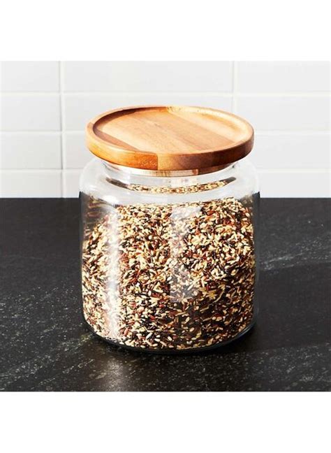 Buy Anchor Hocking 96oz Montana Jar With Acacia Lid Online Shop Home And Garden On Carrefour Uae