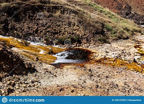 The Rio Tinto Red River Stock Photo Image Of Pollution 168147020