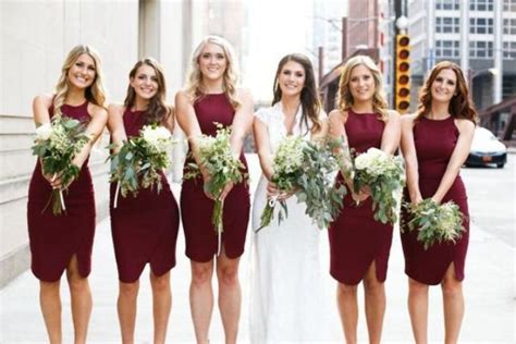 20 Stunning Marsala Bridesmaid Dress Ideas For Fall Weddings Crazyforus