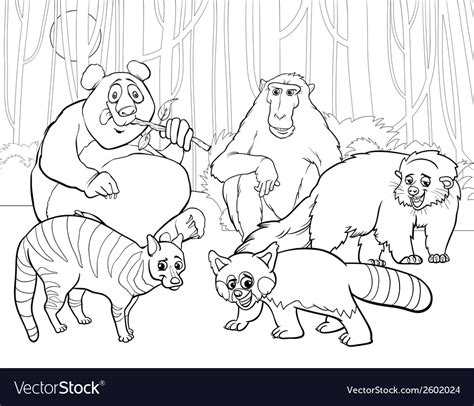 Coloring Book Pages Of Animal Groups
