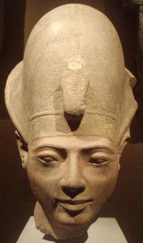Fragment Dune Statue à Leffigie Du Pharaon Amenmès Souverain De La Xixème Antico Egitto
