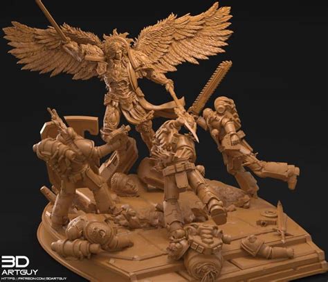 Angel Of Glory Miniature Warhammer 40k Inspired Warhammer Miniature