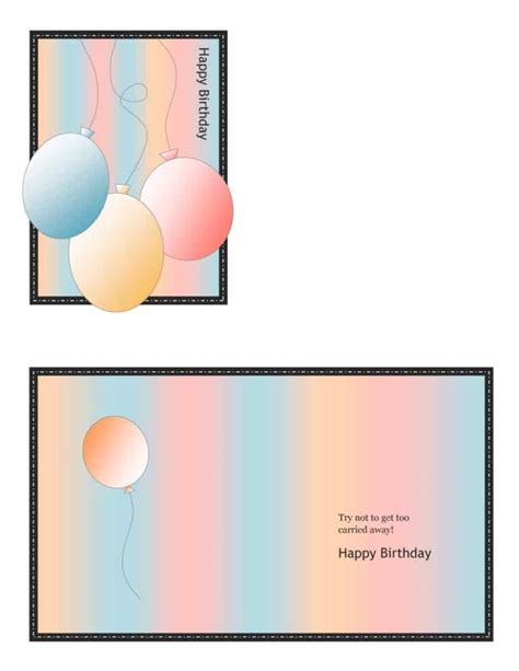 Free Free Birthday Card Templates Word Excel Formats