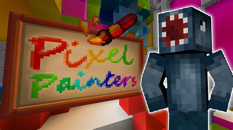 Minecraft Hypixel Pixel Painters New Mini Game Youtube