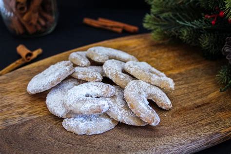 Sift together the flour, baking powder, and salt into a large bowl. Vanilla Kipferl (Austrian Christmas Cookies) - The Bitter ...