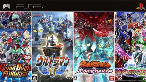 Ultraman Games For Psp Youtube